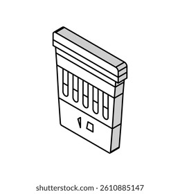 panel 14 drug test isometric icon vector. panel 14 drug test sign. isolated symbol illustration