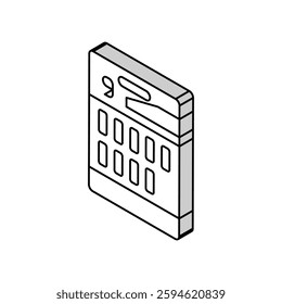panel 9 drug test isometric icon vector. panel 9 drug test sign. isolated symbol illustration