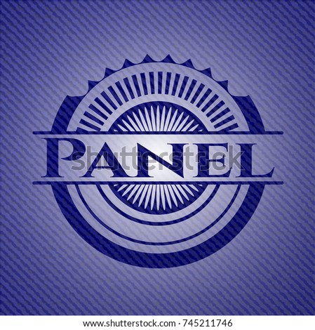 Panel denim background