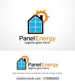 Panel Energy Logo Template Design Vector