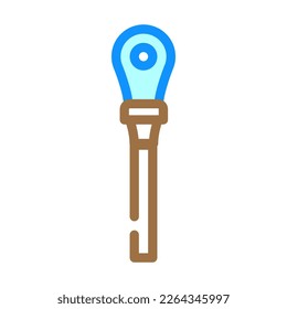 panel feed wire cable color icon vector. panel feed wire cable sign. isolated symbol illustration