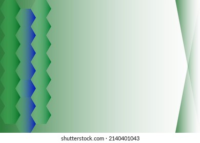 panel with green and blue rhombuses with copy space