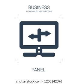 panel icon. high quality filled panel icon on white background. from business collection flat trendy vector panel symbol. use for web and mobile