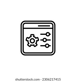 plantillas de diseño de vectores de iconos de panel