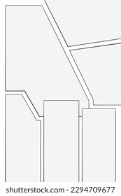 panel layout of strip comic and manga. vector page with empty space ready to use. storyboard copy space  for graphic design creation and comic book.