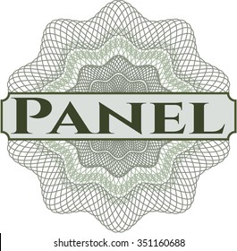 Panel linear rosette