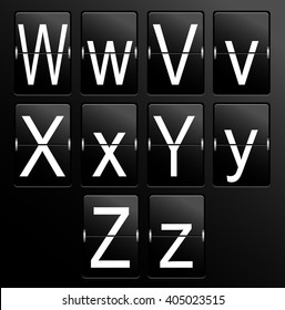 Panel, machanic looking retro letters. Vector art.