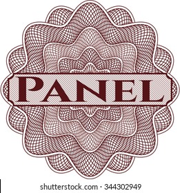 Panel money style rosette