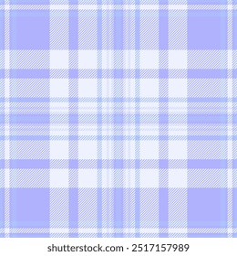 Panel plaid texture check, sample tartan seamless fabric. Aqua textile vector background pattern in blue and white colors.