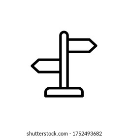 Panel, sign icon. Simple line, outline vector elements of navigation icons for ui and ux, website or mobile application