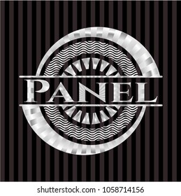 Panel silvery badge