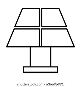 panel solar ecology icon