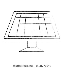 panel solar isolated icon