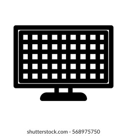 panel solar isolated icon