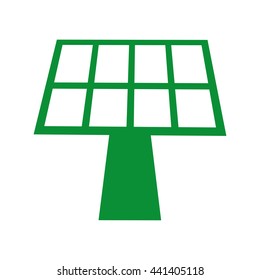 panel solar isolated icon design
