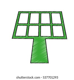 panel solar isolated icon vector illustration design