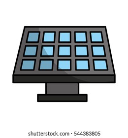 panel solar isolated icon vector illustration design