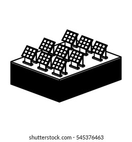 panel solar isolated icon vector illustration design