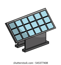panel solar isolated icon vector illustration design