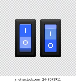 Panel Switch Button Power On Off  Handle Illustration Vector