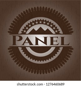 Panel wood emblem