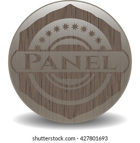 Panel wood emblem