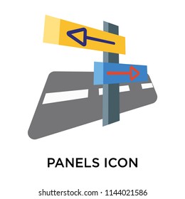 Panels icon vector isolated on white background for your web and mobile app design, Panels logo concept