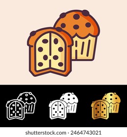 The Panettone icon adds a festive and flavorful touch to bakery websites, culinary blogs, and holiday-themed projects.