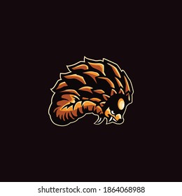 Pangolin clipart isolated Premium Vector.