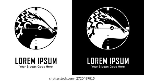 Pangolin-Logo-Design, das derzeit in der Aufnahme