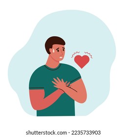 Panikattacke, mentaler Stress, Angstgefühl.