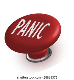 Panic Button With Shadow