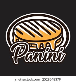 Panini Logo Design with Simple Shape No Detail Vector