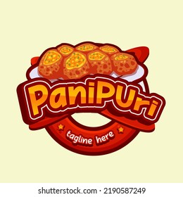 panipuri indian food character mascot 