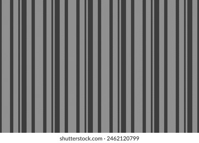 Panjabi fabric lines vertical, symmetry background textile seamless. Celebrate pattern vector stripe texture in grey and white colors.