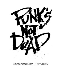 Panks not dead. Cola pen calligraphy font