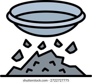Panning New Creative Icon Design Vector