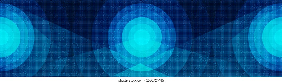 Panorama Abstract Circuit Microchip on Technology Background,Hi-tech Digital and security Concept design,Free Space For text in put,Vector illustration.