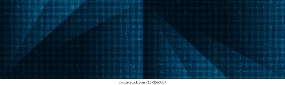 Panorama Abstract Circuit Microchip on Technology Background,Hi-tech Digital and security Concept design,Free Space For text in put,Vector illustration.