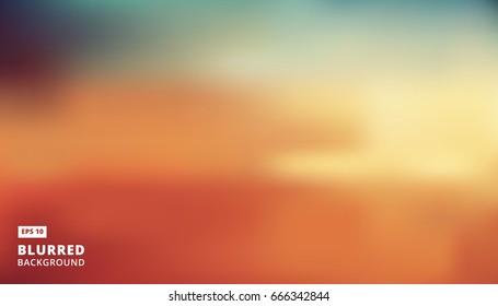 panorama abstract creative concept vector multicolored blurred background, Vector Illustration