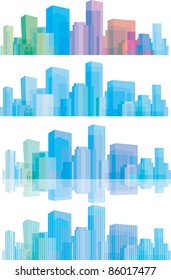 Panorama of cities
