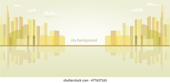 panorama city background