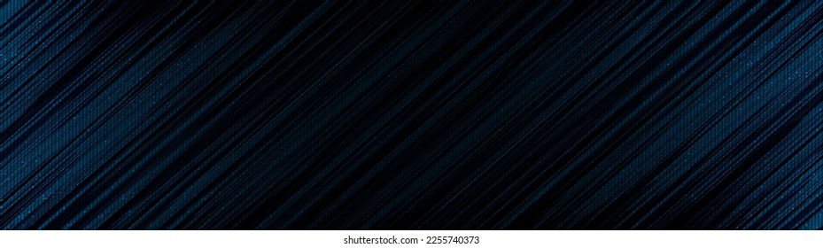 Panorama Dark Line Technologie Hintergrund, Design des Digital- und Connection-Konzepts, Vektorgrafik.
