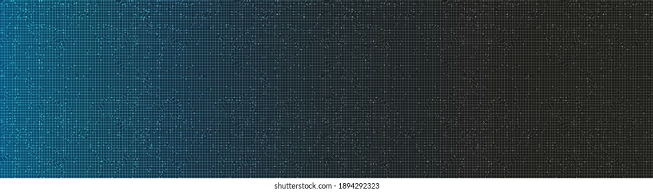 Panorama Dark Red Technology Background,Hi-tech Digital and secure Concept design,Free Space For text in put,Vector illustration.