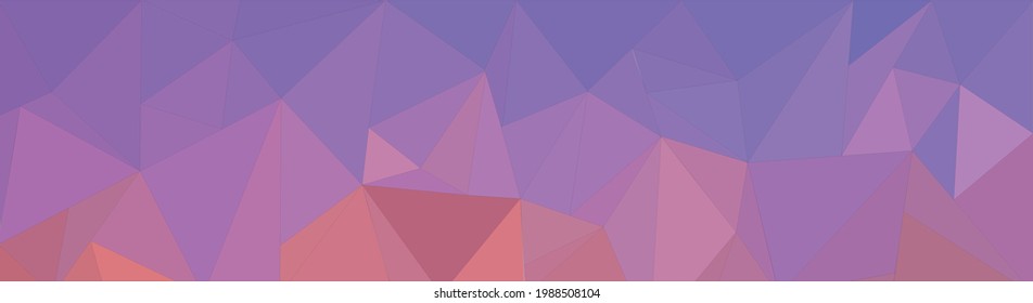 
panorama de los colores geométricos de la puesta de sol de triángulos