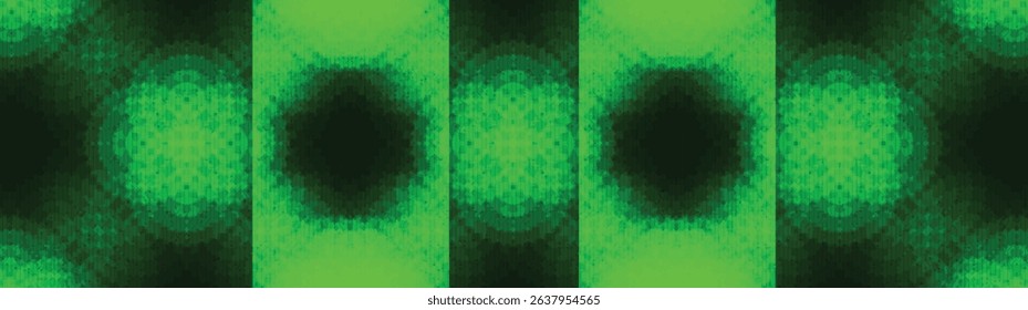 Panorama Green Light Technology Background,Digital and Connection Concept design,Vector illustration.