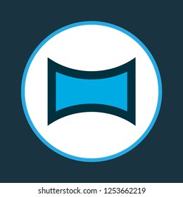 Panorama icon colored symbol. Premium quality isolated angle element in trendy style.