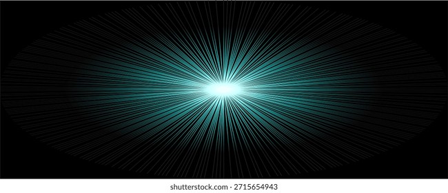 Panorama Laser Light on Technology Background,Hi-tech Digital and sound wave Concept design,Free Space For text in put,Vector illustration.