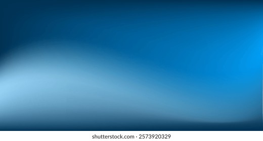 Panorama light blue gradient background  blue radial gradient effect wallpaper