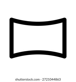 Ícone de linha panorâmica. O ícone pode ser usado para sites, aplicativos móveis, modelos de apresentação, ilustração, etc.